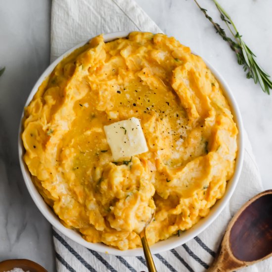 Butternut Squash Mashed Potatoes