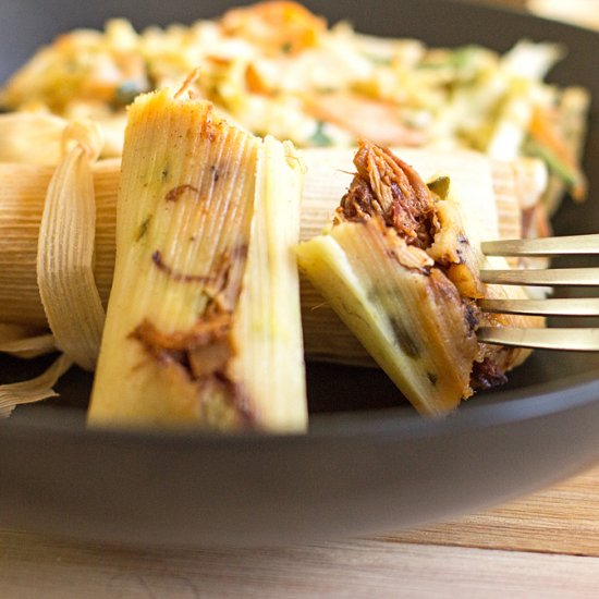 Pulled Pork Tamales