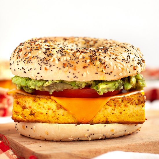 Vegan Tofu Breakfast Sandwich