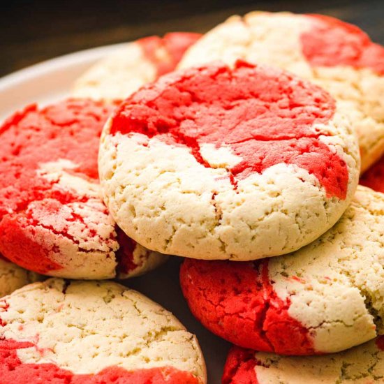 Christmas Cake Mix Cookies