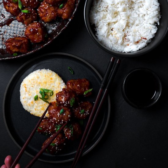 Vegan Korean Fried Chicken