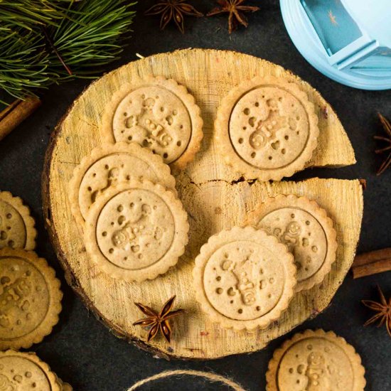 Stamped Gingerbread Cookies