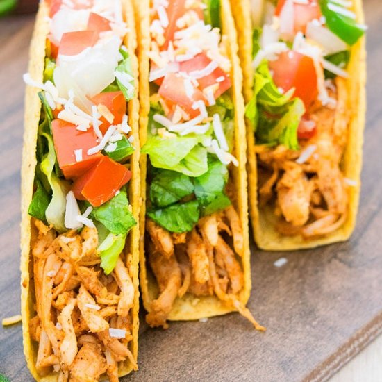 Shredded Chicken Tacos