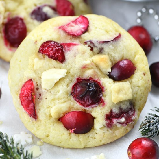 Cranberry White Chocolate Cookies