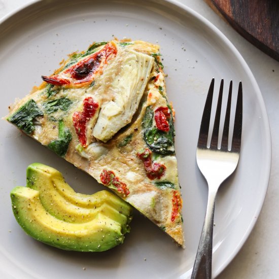 Artichoke & Spinach Frittata