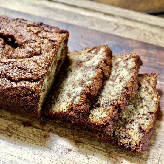 Cinnamon Swirl Banana Bread