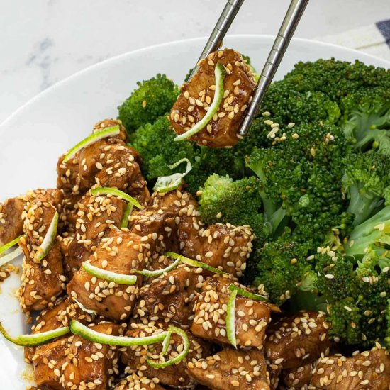 Healthy Sesame Chicken Recipe