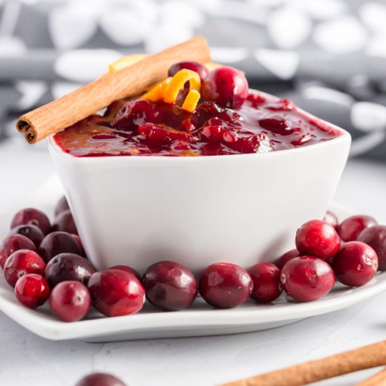 Cranberry Orange Sauce