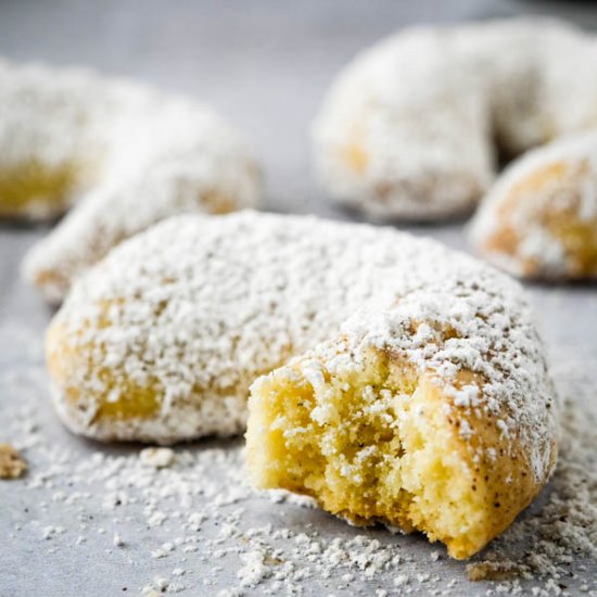 Almond Crescent Cookies