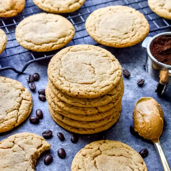 Peanut Butter Espresso Cookies