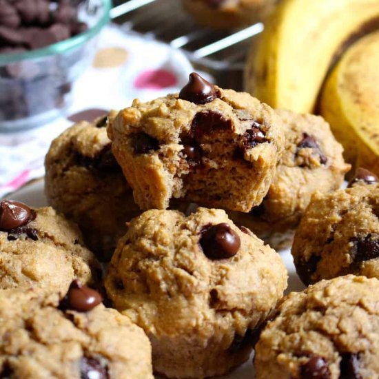 Chocolate Chip Banana Muffins