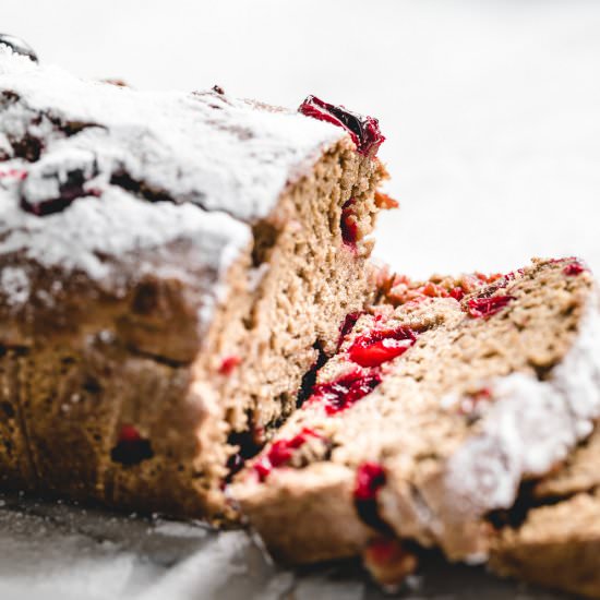 Cranberry Orange Bread (Vegan)