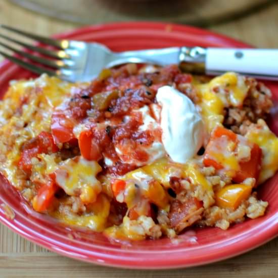 Chicken Fajita Casserole