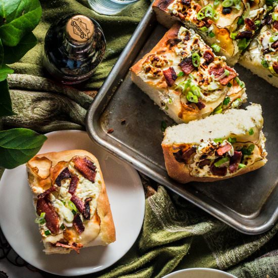 Fully Loaded Baked Potato Focaccia