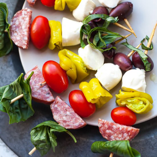 Italian Antipasto Skewers