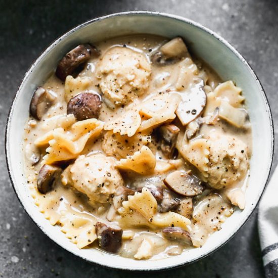 Healthy Chicken Stroganoff