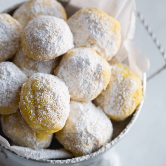 Lemon Snowball Cookies