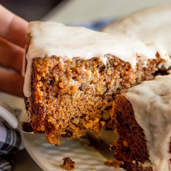 Apple Walnut Spice Cake