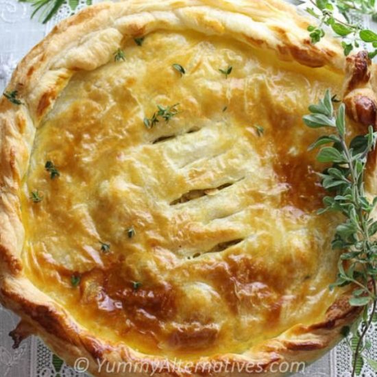 Creamy Curry Chicken Pie