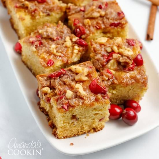 Cranberry Coffee Cake