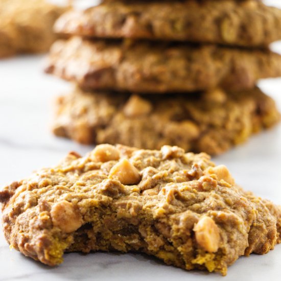 Pumpkin oatmeal cookies