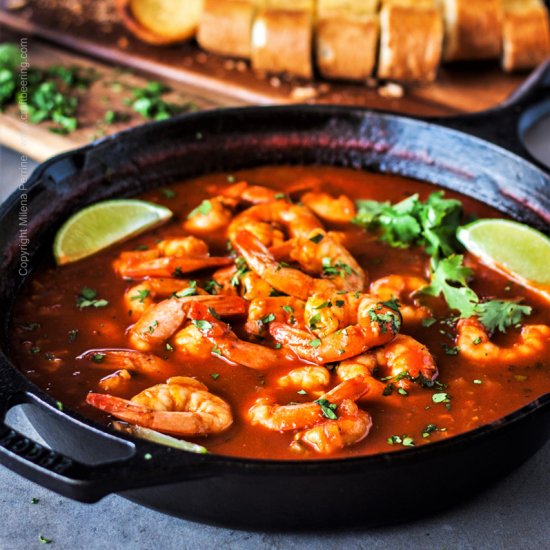 Spicy Shrimp Clamato Sauce