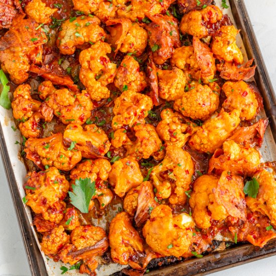 Vegan Roasted Cauliflower Wings