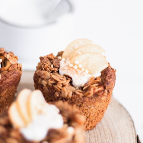 Apple Cinnamon Breakfast Muffins