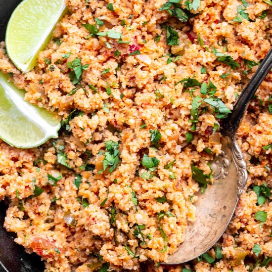 Keto Mexican Cauliflower Rice