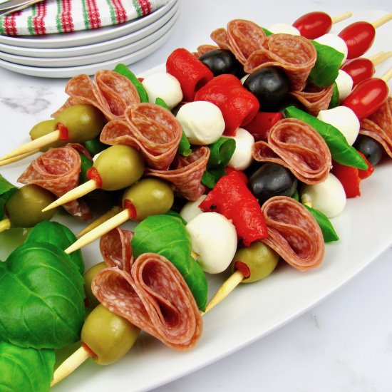 Italian Antipasti Skewers