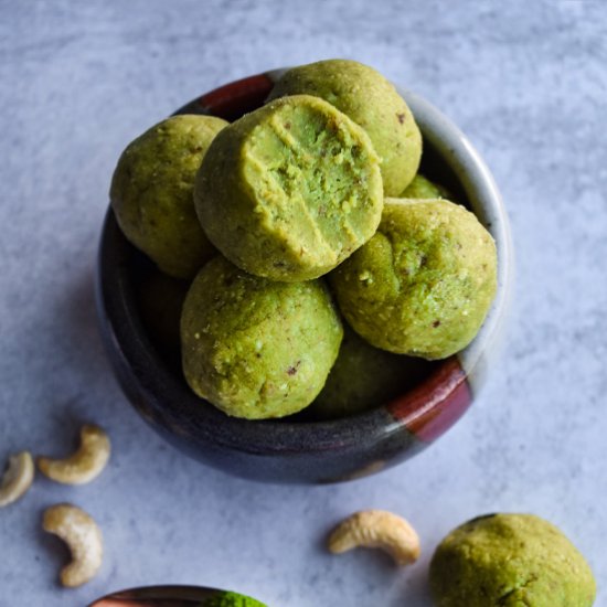 Matcha Coconut Bliss Balls