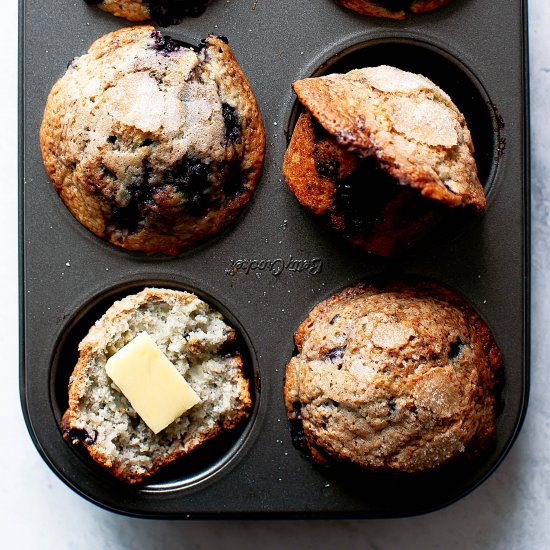 Dairy-Free Blueberry Muffins