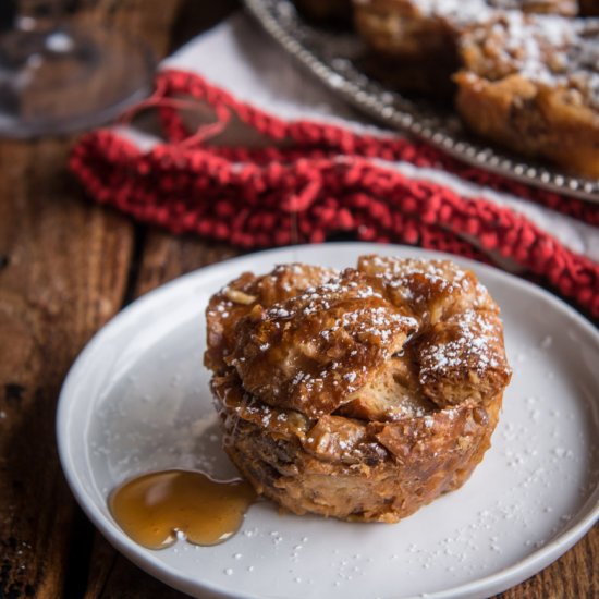 Pecan Croissant Bread Pudding