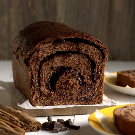 chocolate cinnamon swirl bread