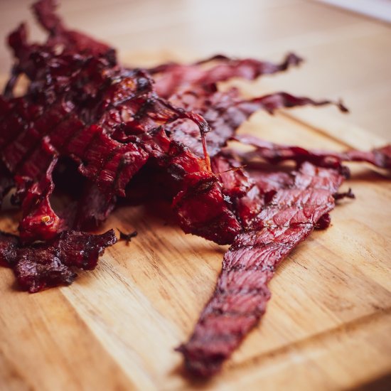 Smoked Spicy Beef Jerky