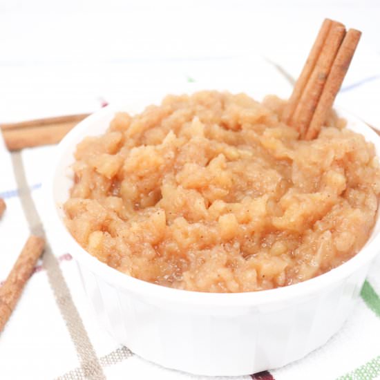 Instant Pot Cinnamon Applesauce