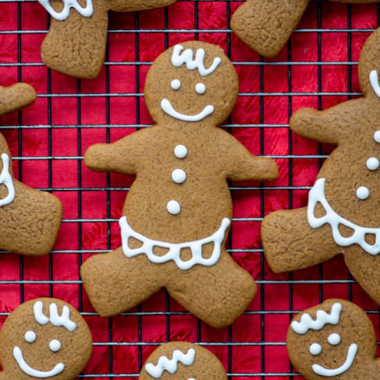 Coconut Oil Gingerbread Men