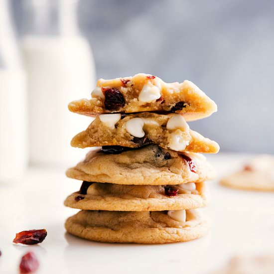 White Chocolate Cranberry Cookies