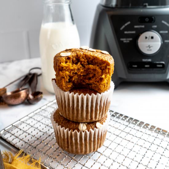 Healthy Carrot Blender Muffins