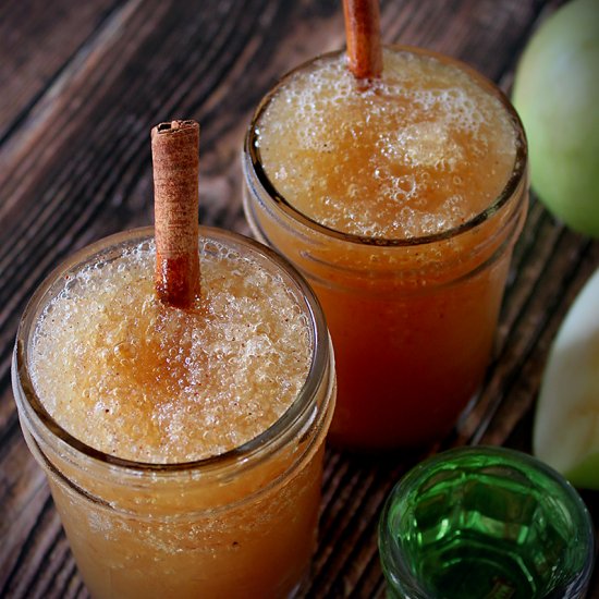 Boozy Apple Slushie