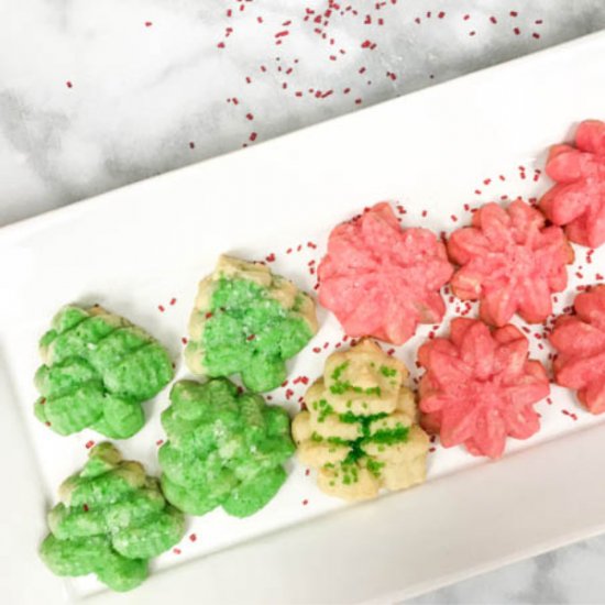 Easy Christmas Spritz Cookies