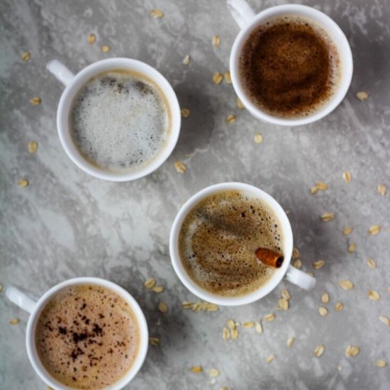 Oat Milk Lattes 5 Ways