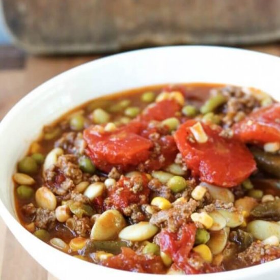 Hamburger Vegetable Soup