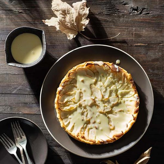 Chai Custard Apple Tart