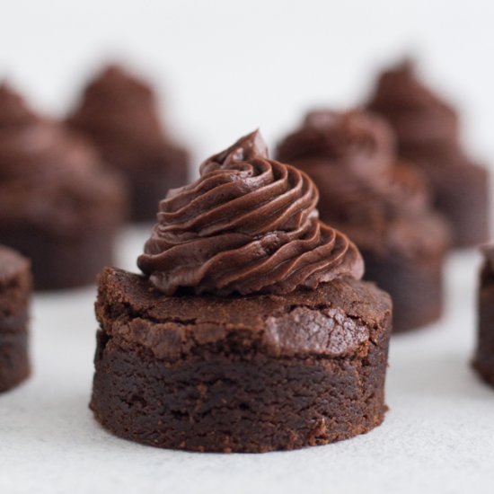 Brownie Bites with Choco Ganache