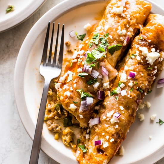 Easy Breakfast Enchiladas