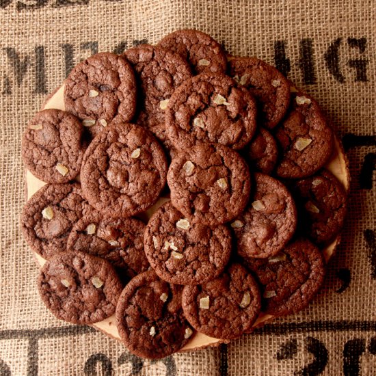 Chocolate Orange Ginger Cookies