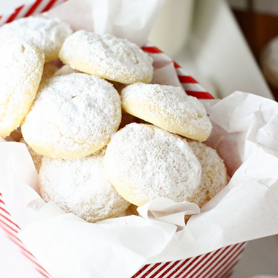 Cream Cheese Snowball Cookies