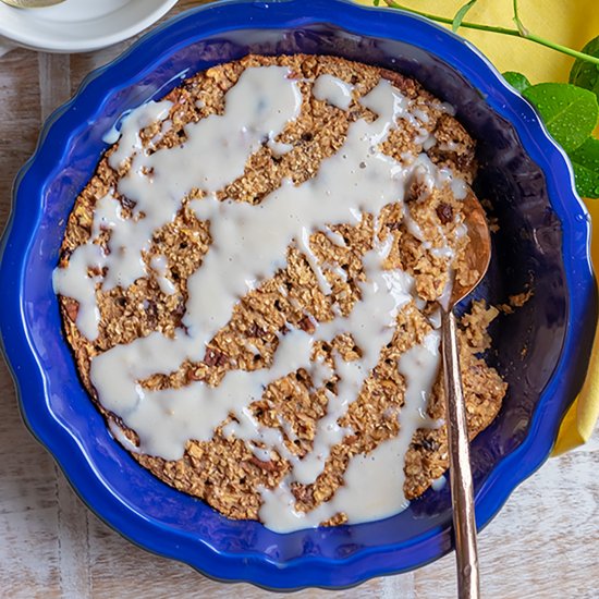 Gluten-Free Apple Baked Oatmeal