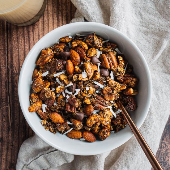 Paleo Gingerbread Granola